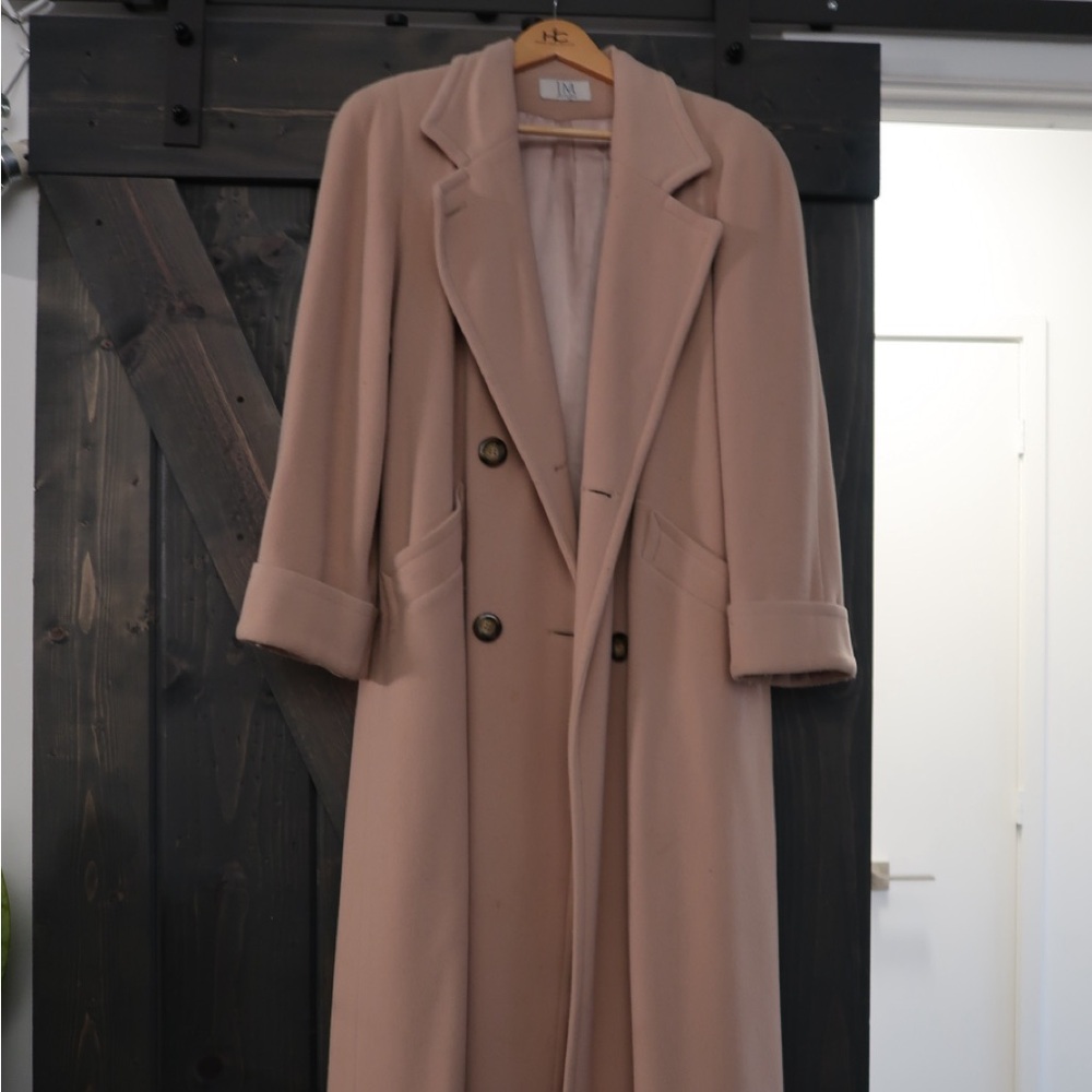 Oversized wool jacket
